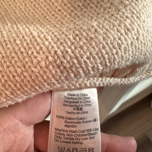 MADEWELL Conway Pullover Cream Cotton Sweater - Picture 3 of 4